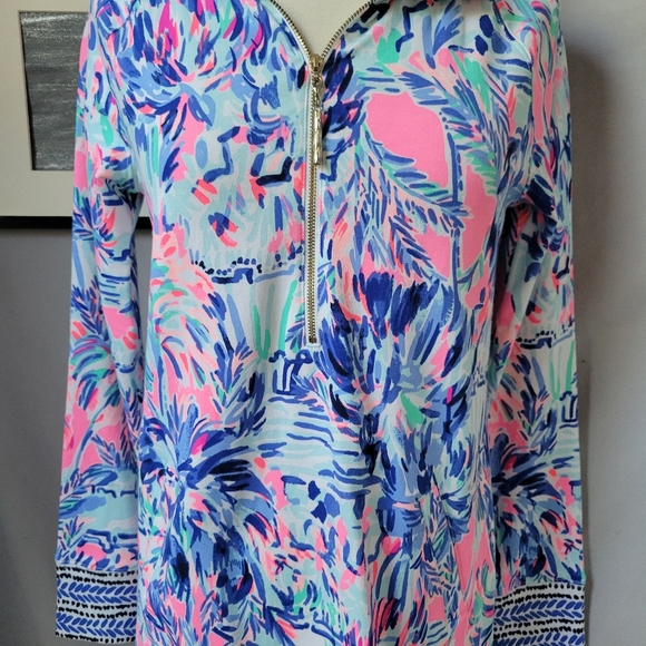 Lilly Pulitzer UPF 50+ Skipper Popover Dress Cabana Cocktail XS - Picture 6 of 16